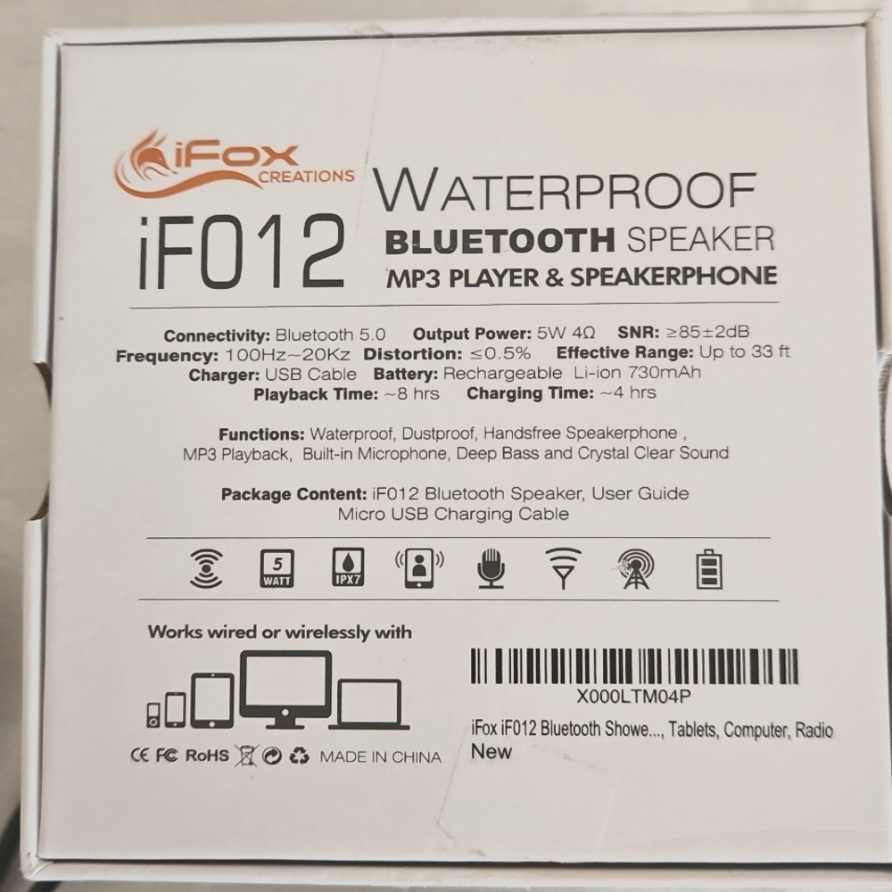 iFOX Bluetooth Speaker. - Picture 9 of 10